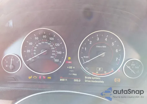 2013 BMW 335I z USA, uszkodzony, nr VIN WBA3A9C56DF475643